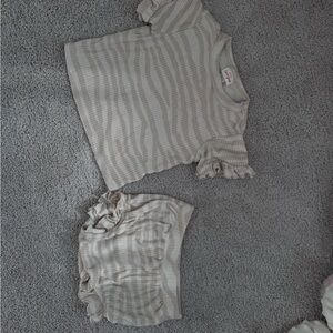 Cat & Jack Beige Baby Outfit